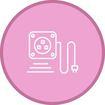 icono de vector de enchufe