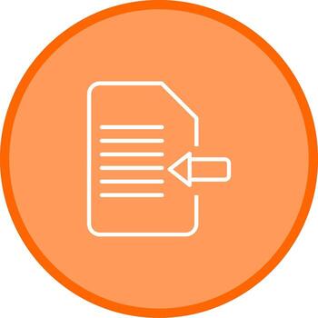 Import Document Vector Icon