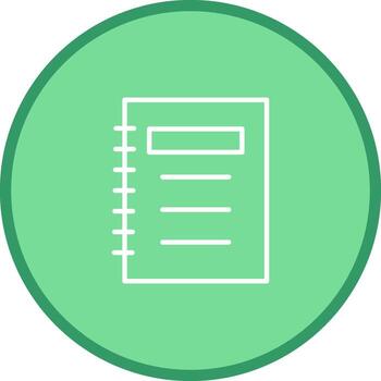 Notepad Vector Icon