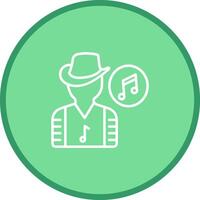 músico vector icono