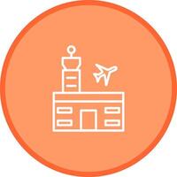 Airport Building Vector Icon