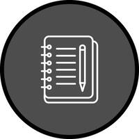 Notebook And Pen Vector Icon