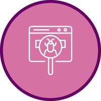 Web Bug Vector Icon