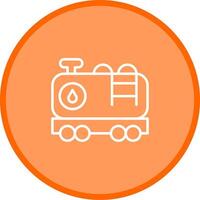 Tank Wagon Vector Icon