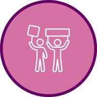 Protester Vector Icon