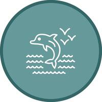 Dolphin Vector Icon