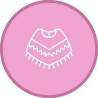 Poncho Vector Icon