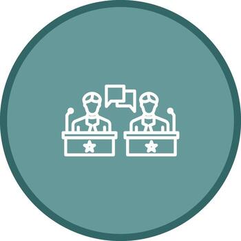 Debate Vector Icon