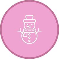 Snowman Vector Icon