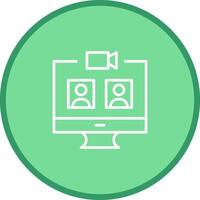 Video Call Vector Icon