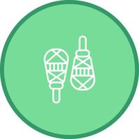 Snowshoes Vector Icon