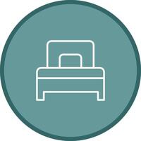 Single Bed Vector Icon