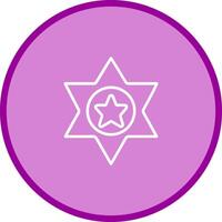 Sheriff Vector Icon