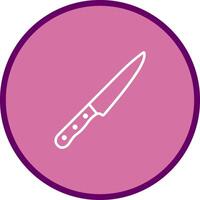 icono de vector de cuchillo