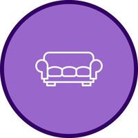 Large Sofa Vector Icon