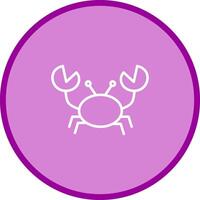 Crab Vector Icon