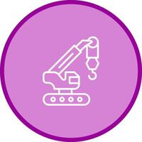 Harbor Crane Vector Icon