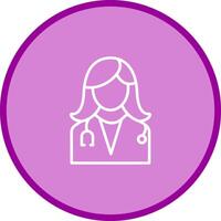 Female Doctor Vector Icon