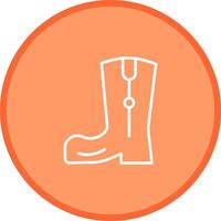 Cowboy Boot Vector Icon