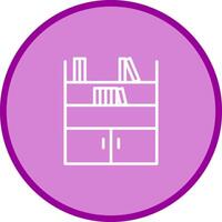 Book Shelf Vector Icon