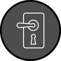Door Lock Vector Icon
