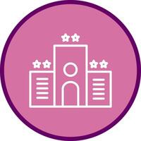 icono de vector de hotel