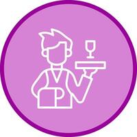 Waiter Vector Icon