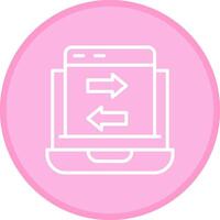 Data Transfer Vector Icon