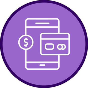 icono de vector de método de pago