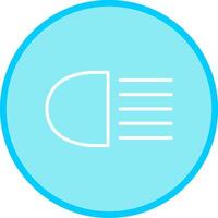 Headlight Vector Icon