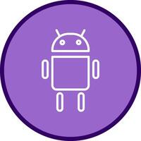 icono de vector de Android