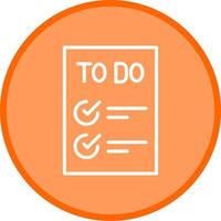 Today to Done Checklist Vector Icon