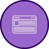 Blogging Services Vector Icon