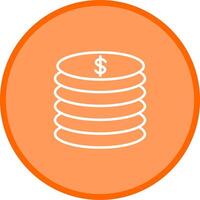 Stack of Coins Vector Icon