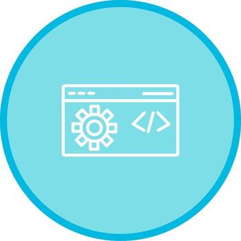 código mejoramiento vector icono