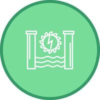 Hydro Power Vector Icon