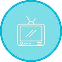 Television Broadcast Vector Icon