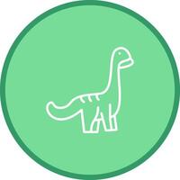 icono de vector de dinosaurio