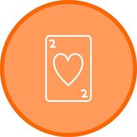 Hearts Card Vector Icon