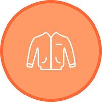 icono de vector de chaqueta