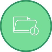 Vulnerable Folder Vector Icon