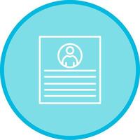 Client Profile Vector Icon