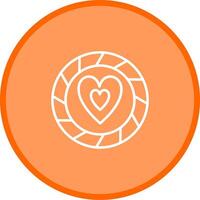 Heart Chip Vector Icon