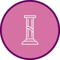 Broken Pillar Vector Icon