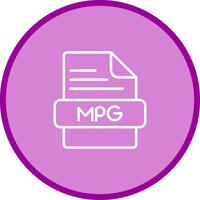 MPG Vector Icon