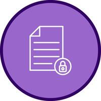 Private Document Vector Icon