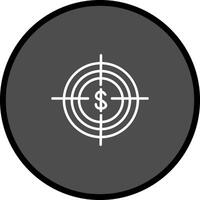 Economic Target Vector Icon