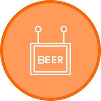 Beer Sign Vector Icon