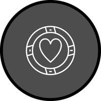 Casino Chips Vector Icon