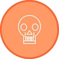 Skull X ray Vector Icon